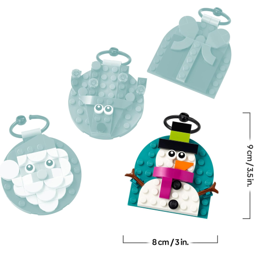 LEGO - SELEZ. DI DECORAZIONE DA TAVOLO NATALIZIA 