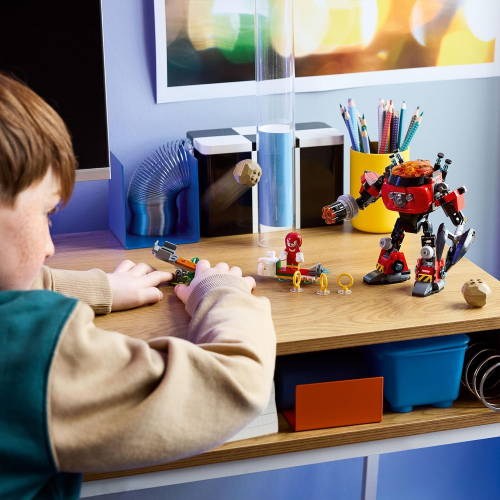 $ SONIC LEGO - KNUCKLES VS IL MECH EGG CRUSHER DEL DR EGGMAN