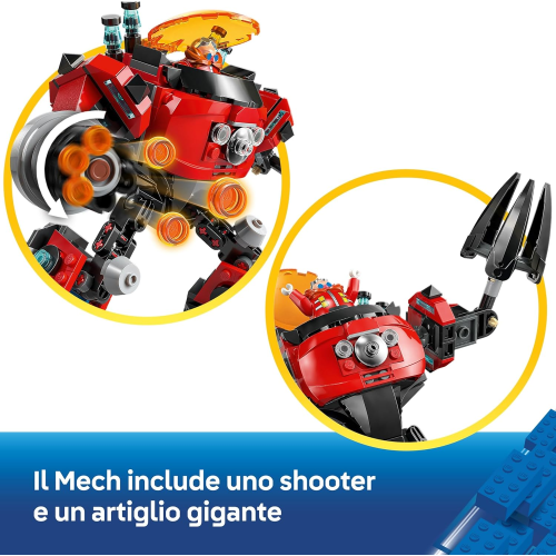 $ SONIC LEGO - KNUCKLES VS IL MECH EGG CRUSHER DEL DR EGGMAN