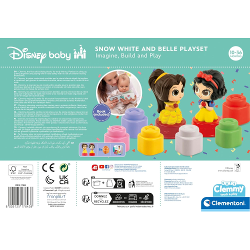 B.CLEM- BOOK DISNEY  PLAYSET PRINCESS