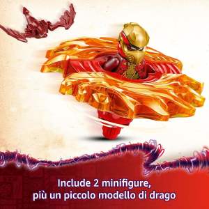 NINJAGO - SPINNER DEL DRAGO SPINJITZU DI KAI