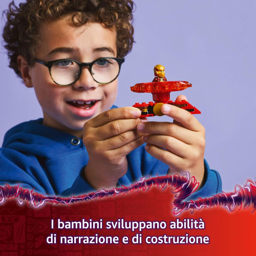 NINJAGO - SPINNER DEL DRAGO SPINJITZU DI KAI