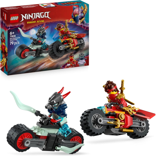 NINJAGO - GARA DI VELOCITA' SULLA MOTO 