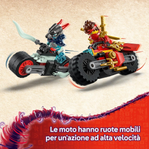 NINJAGO - GARA DI VELOCITA' SULLA MOTO 