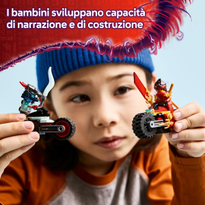 NINJAGO - GARA DI VELOCITA' SULLA MOTO 