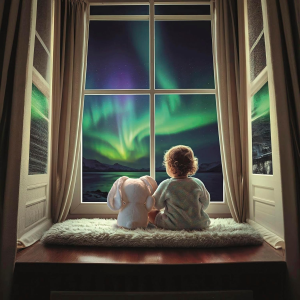 B.CLEM- FIOCCO IL MIO PROIETTORE D'AURORA BOREALE