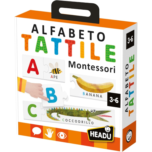 HEADU - ALFABETO TATTILE MONTESSORI