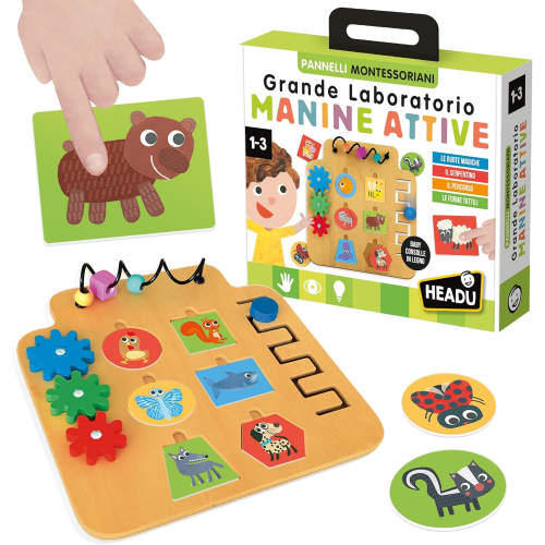 HEADU - LEGNO GRANDE LABORATORIO MANINE ATTIVE