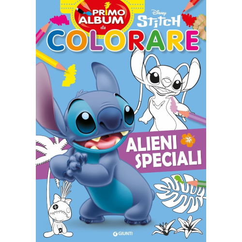 L- PRIMO ALBUM DA COLORARE - STITCH ALIENI SPECIALI