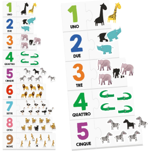 HEADU - CONTO CON NUMERI TATTILI MONTESSORI