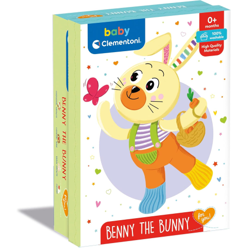 B.CLEM- PELUCHE IN BOX - BENNY IL CONIGLIO
