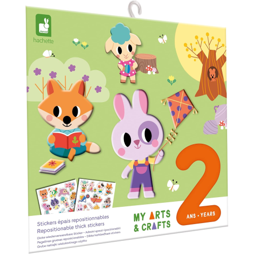 2 ANNI - ADESIVI SPESSI RIPOSIZIONABILI