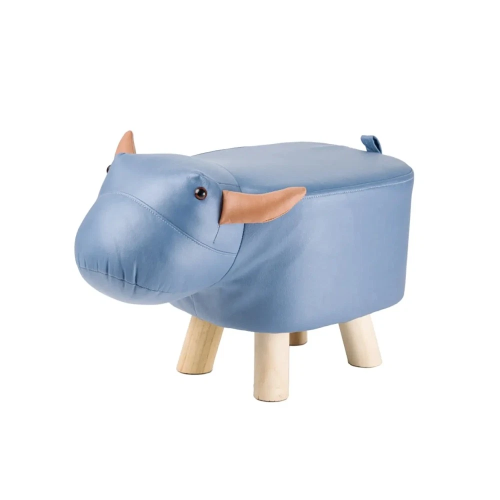 $ SGABELLO POUF TORO IN ECOPELLE