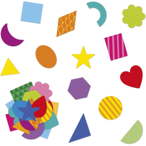 300 ADESIVI - FORME GEOMETRICHE