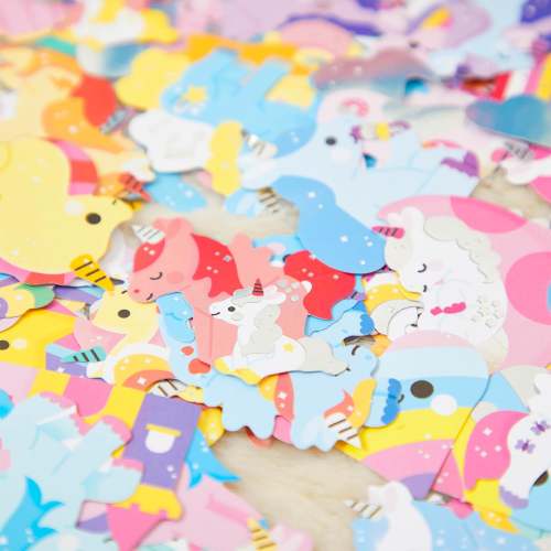 100 ADESIVI - UNICORNI