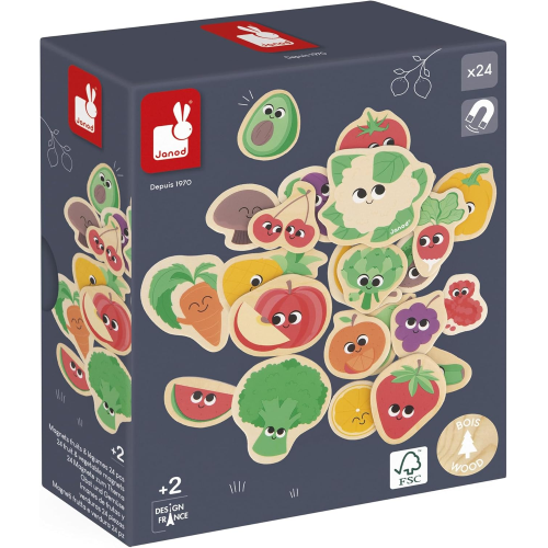 MAGNETI - 24 PZ FRUTTA & VERDURA