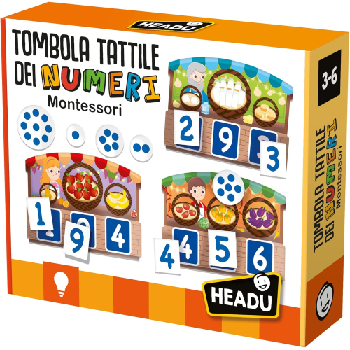 HEADU - TOMBOLA TATTILE MONTESSORI DEI NUMERI