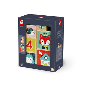 LEGNO - PIRAMIDE 6 CUBI BABY FOREST