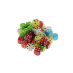 DADI PUNTATI COLOR. PERLATI "DEL NEGRO