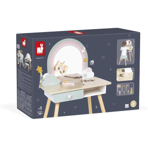 LEGNO - TAVOLO  DA TRUCCO UNICORNO