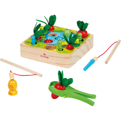 GIOCO PESCA IN LEGNO - FISH AND CARROTS