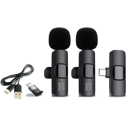 $ ANELLO DI LUCE CON 2 MICROFONI WIRELESS