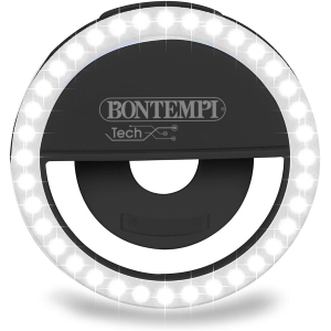 $ ANELLO DI LUCE CON 2 MICROFONI WIRELESS