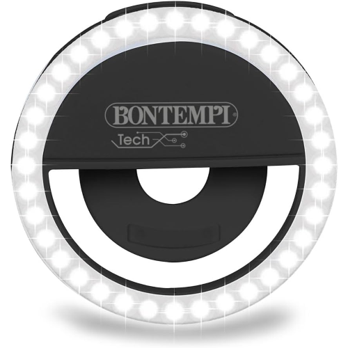 $ ANELLO DI LUCE CON 2 MICROFONI WIRELESS