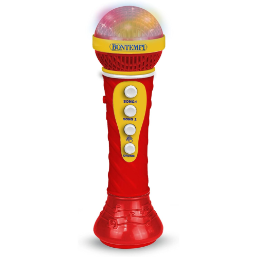 MICROFONO KARAOKE EFF. LUMINOSI RED