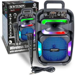 CASSA AMPLIF. WIRELESS DINAMICO C/MICROFONO