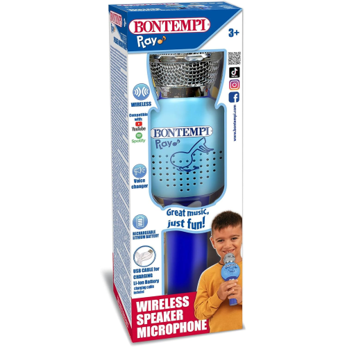 MICROFONO WIRELESS - AZZURRO