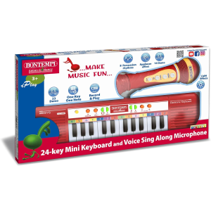 TASTIERA  24 T C/MICROFONO KARAOKE