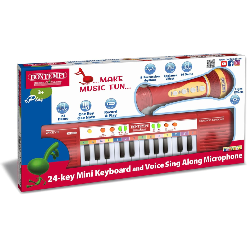 TASTIERA  24 T C/MICROFONO KARAOKE