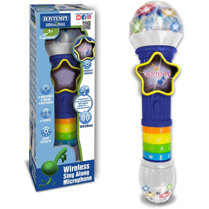 MICROFONO WIRELESS C/EFF. LUMINOSI E SONORI