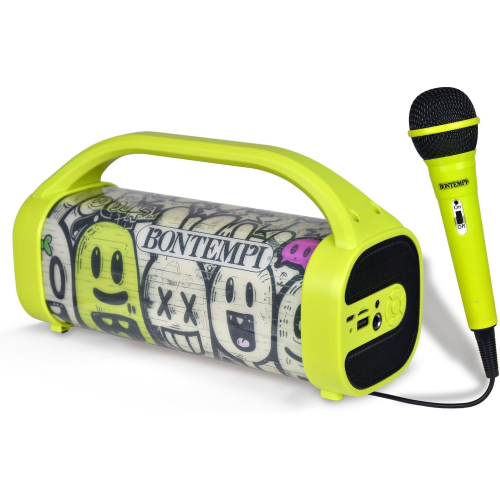 CASSA AMPLIF. WIRELESS LUCI RGB C/MICROFONO