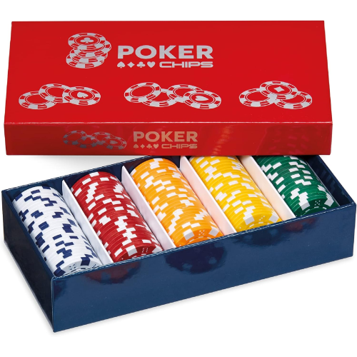 FISH X GIOCO CARTE - 125 CHIPS IN SC.