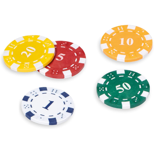 FISH X GIOCO CARTE - 125 CHIPS IN SC.