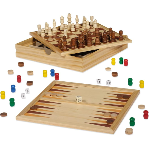 TOP GAMES 30 X 30 - GIOCHI RIUNITI IN LEGNO