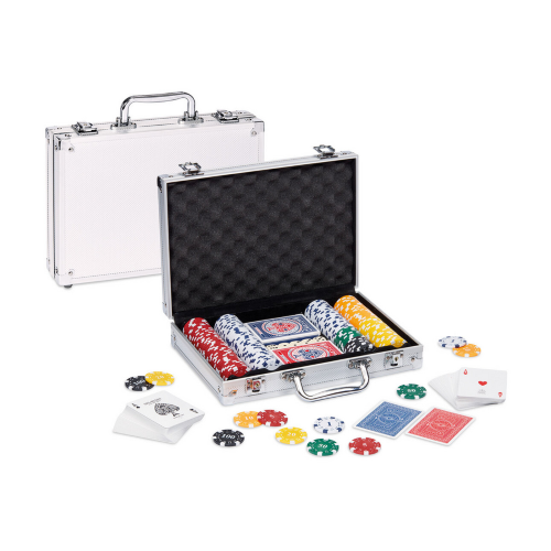 FISH X GIOCO CARTE - 200 CHIPS VALIGETTA