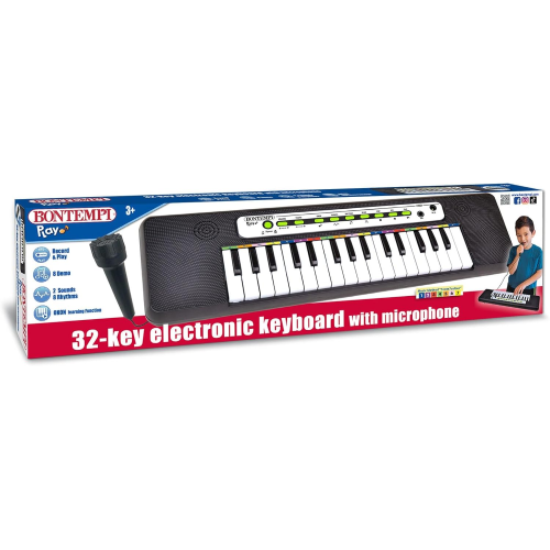 TASTIERA ELETTR. 32 T C/MICROFONO
