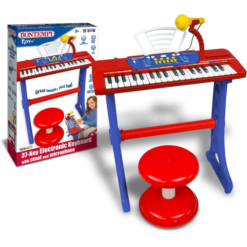 TASTIERA  37 T GAMBE C/MICROFONO E SGABELLO