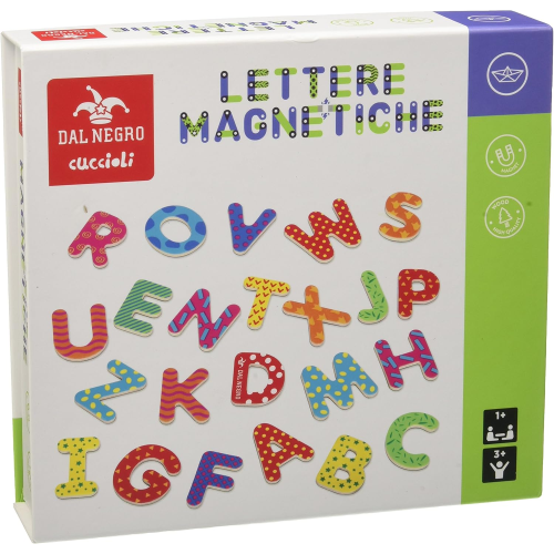 $ LETTERE MAGNETICHE 77 PZ "DEL NEGRO