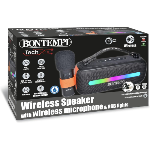 CASSA AMPLIF. PORTAT. WIRELESS  C/MICROFONO