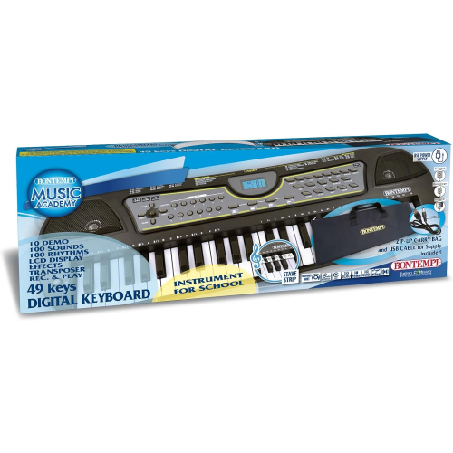 TASTIERA DIGITALE 49 T C/ ADATTATORE E BORSA