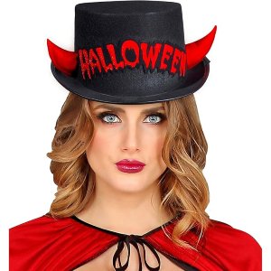 HLLW- CILINDRO HALLOWEEN CON CORNA ROSSE