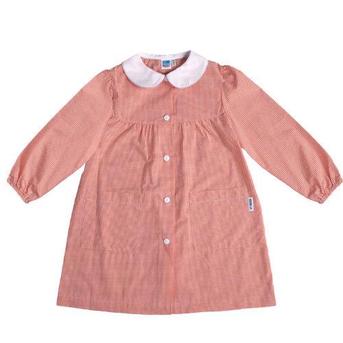 GREMBIULE ASILO F ARANCIO ANNI 3