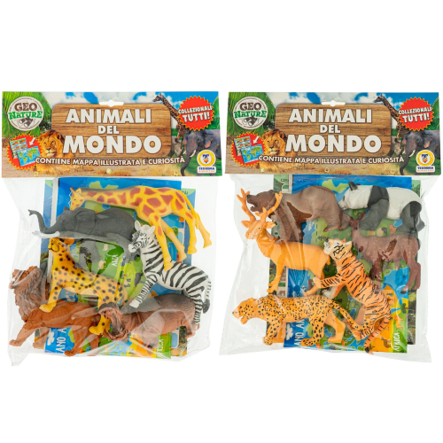 ANIMALI - B AN. DEL MONDO 6 PZ