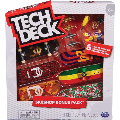 TECH DECK - PACK 6 SKATE ASS
