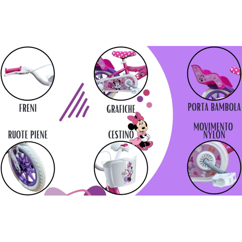 BICI 12F - MINNIE "LUBEX