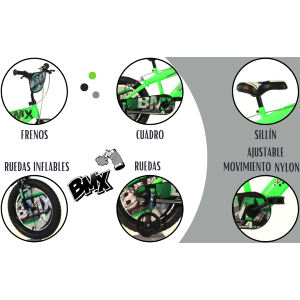 BICI 14M - BOY MTB VERDE